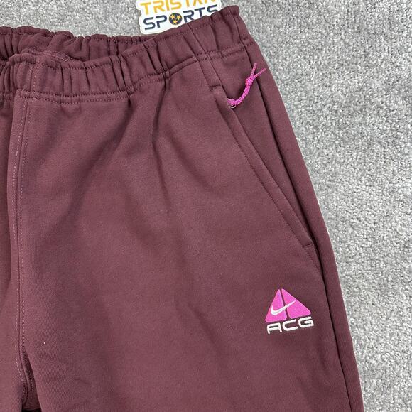 Nike ACG Therma-FIT Pants Mens Medium Maroon Repel Loose Fit Tapered FV8650-652 - Picture 3 of 15